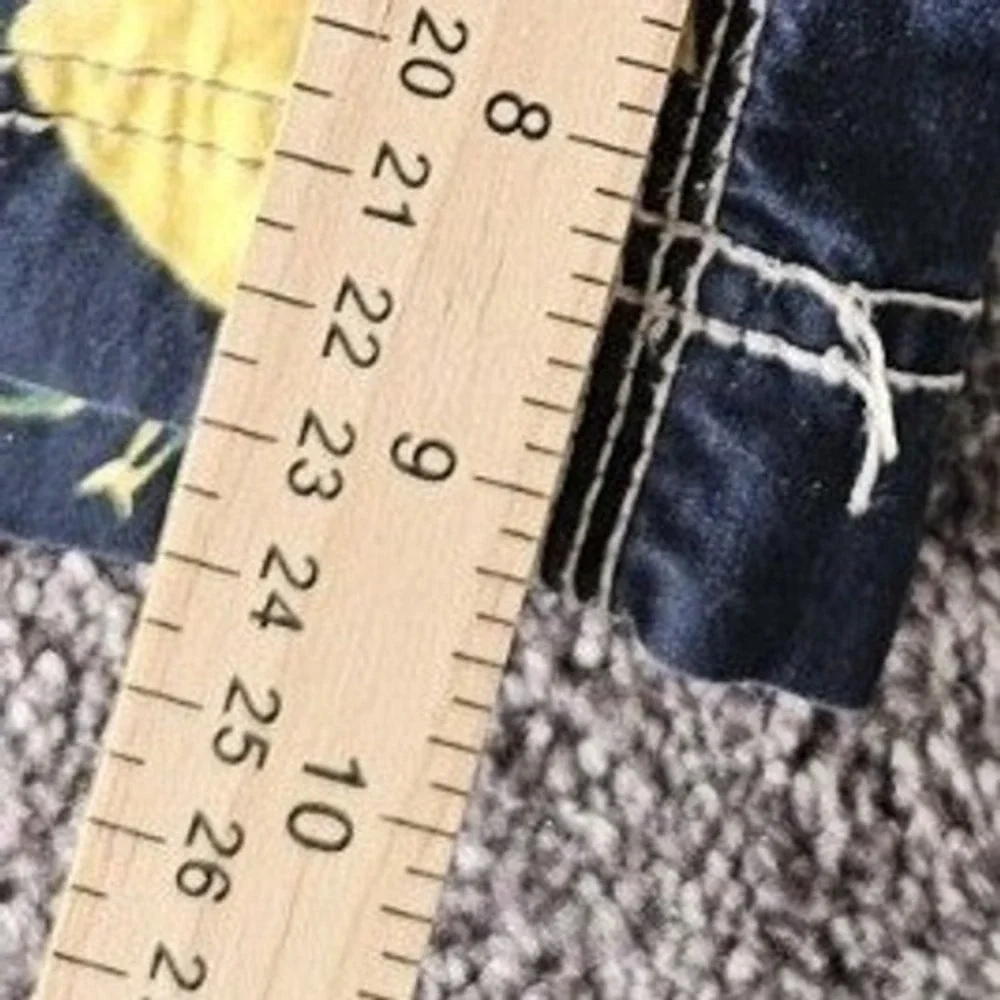 American Eagle Board‎ Shorts Mens 36 (fits 38) Navy Blue Tropical Hawaiian Surf